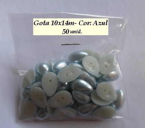 Gota 10x14m - Pct 50 unid. Cor: Azul