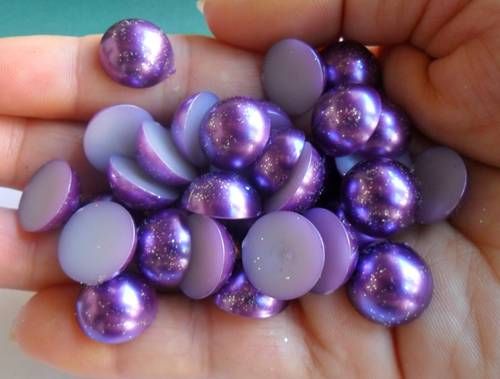 Chaton 14mm- Pct 20 unid.- Cor: Roxo Glitter