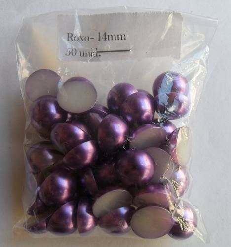 Chaton 14mm- Pct 50 unid.- Cor: Roxo