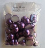 Chaton 14mm- Pct 50 unid.- Cor: Roxo